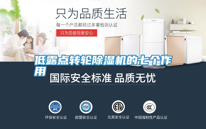 低露點轉輪91看片网站的七個作用