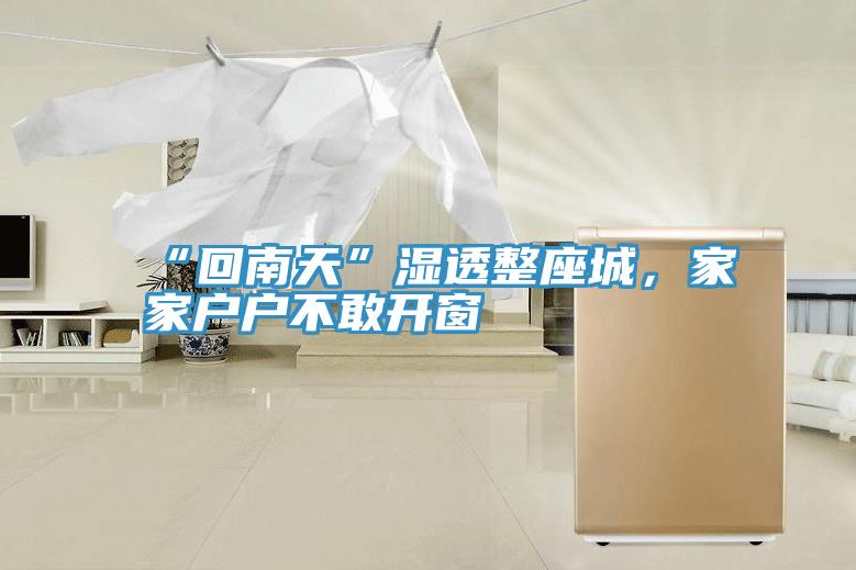 “回南天”濕透整座城，家家戶戶不敢開窗