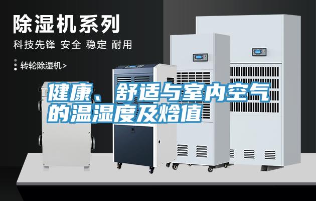 健康、舒適與室內空氣的溫濕度及焓值