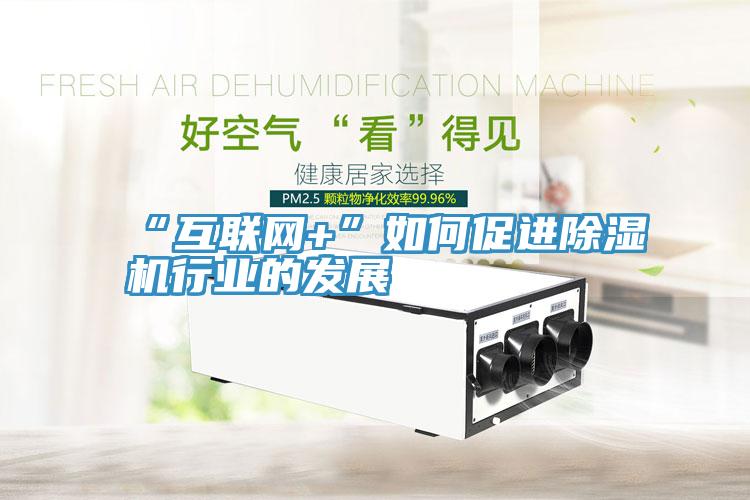 “互聯網+”如何促進91看片网站行業的發展