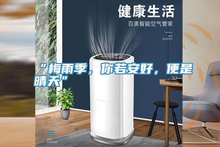 “梅雨季，你若安好，便是晴天”