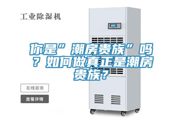 你是”潮房貴族”嗎？如何做真正是潮房貴族？