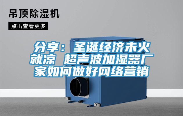 分享：聖誕經濟未火就涼 超聲波加濕器廠家如何做好網絡營銷
