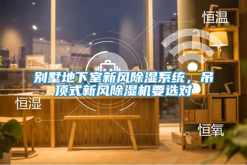 別墅地下室新風除濕係統，吊頂式新風91看片网站要選對