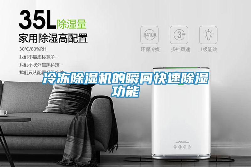 冷凍91看片网站的瞬間快速除濕功能