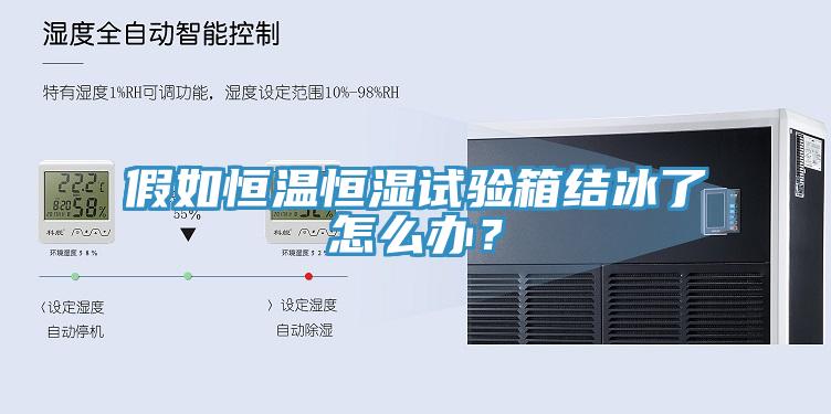 假如恒溫恒濕試驗箱結冰了怎麽辦？