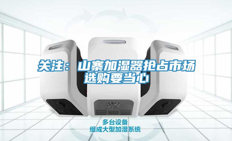 關注：山寨加濕器搶占市場　選購要當心