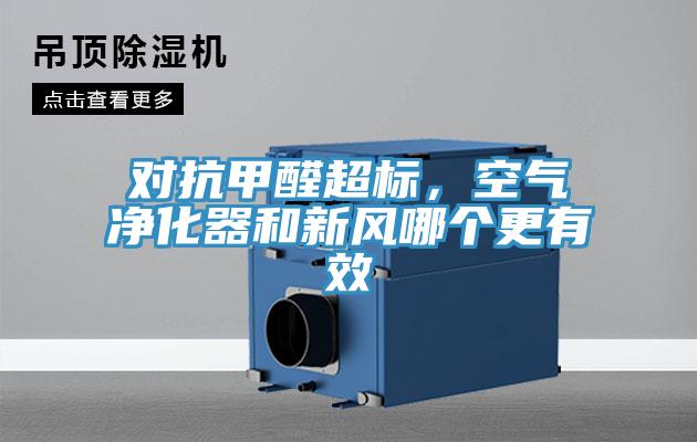 對抗甲醛超標，空氣淨化器和新風哪個更有效