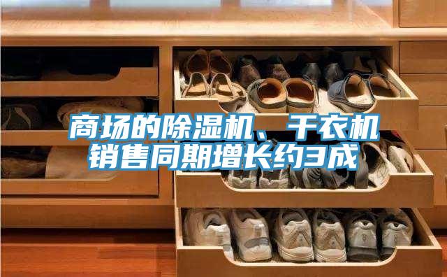 商場的91看片网站、幹衣機銷售同期增長約3成