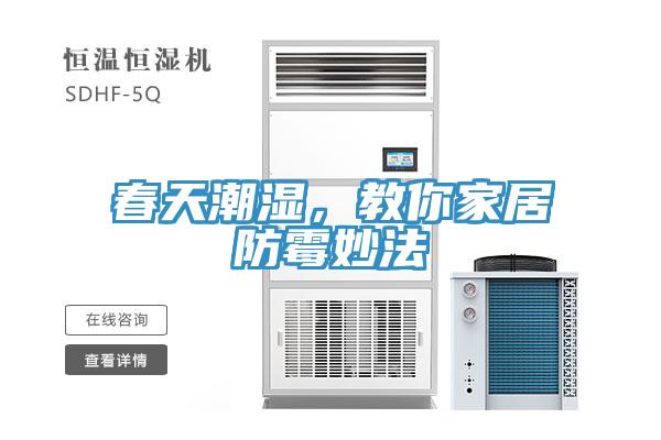 春天潮濕，教你家居防黴妙法