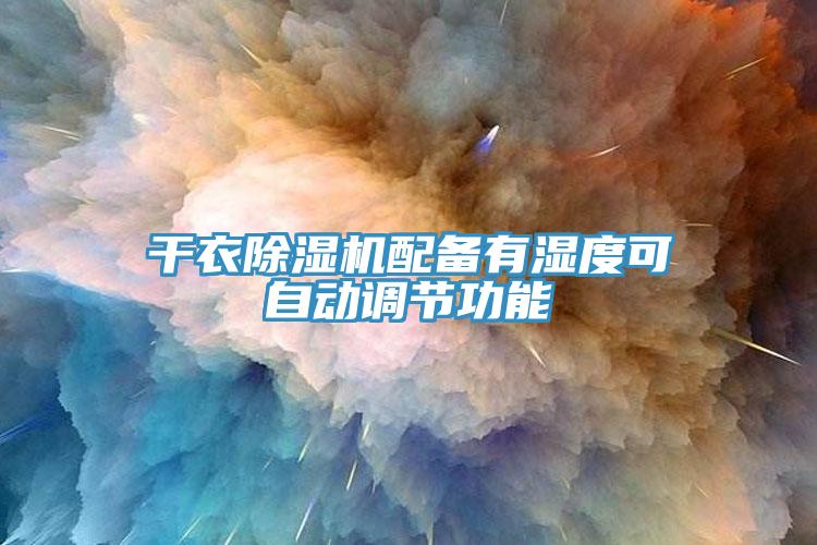幹衣91看片网站配備有濕度可自動調節功能