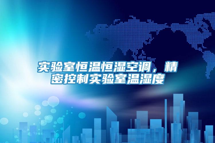 實驗室恒溫恒濕空調，精密控製實驗室溫濕度