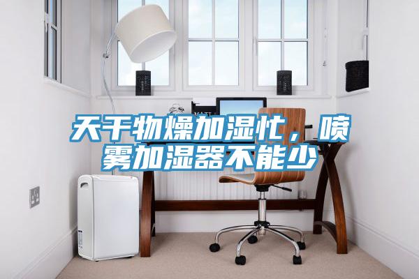 天幹物燥加濕忙，噴霧加濕器不能少