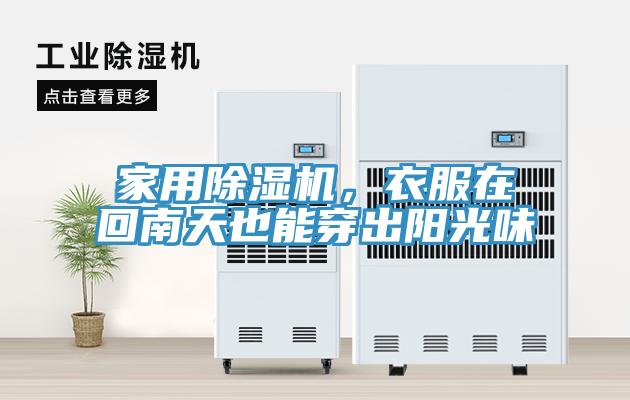 家用91看片网站，衣服在回南天也能穿出陽光味