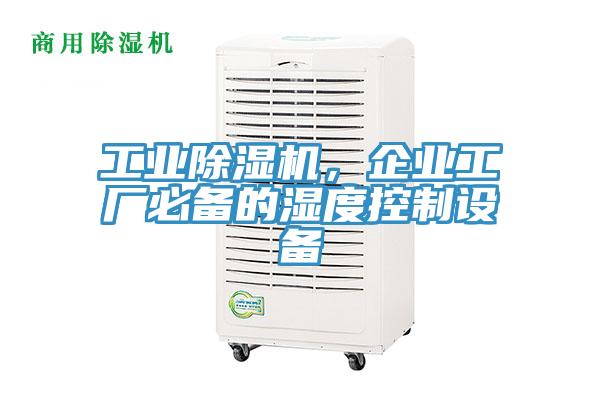 工業91看片网站，企業工廠必備的濕度控製設備