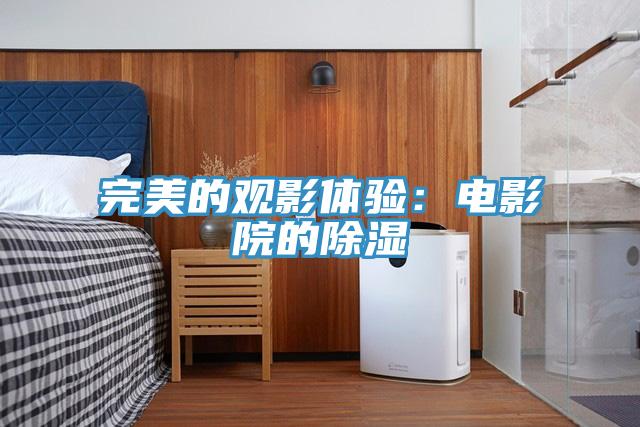 完美的觀影體驗：電影院的除濕