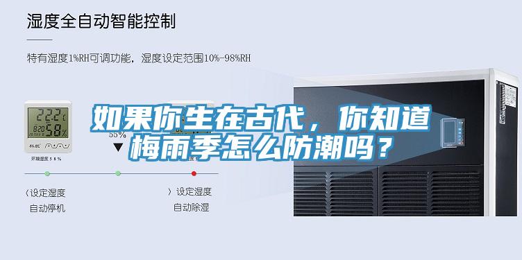 如果你生在古代，你知道梅雨季怎麽防潮嗎？