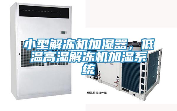 小型解凍機加濕器，低溫高濕解凍機加濕係統