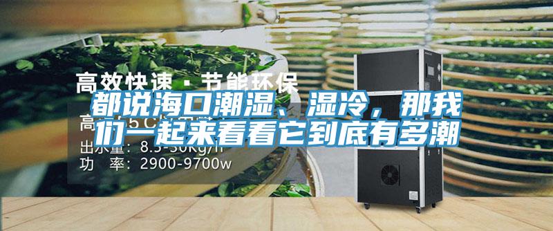 都說海口潮濕、濕冷，那91看片免费下载一起來看看它到底有多潮