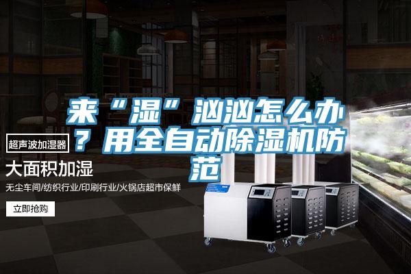 來“濕”洶洶怎麽辦？用全自動91看片网站防範