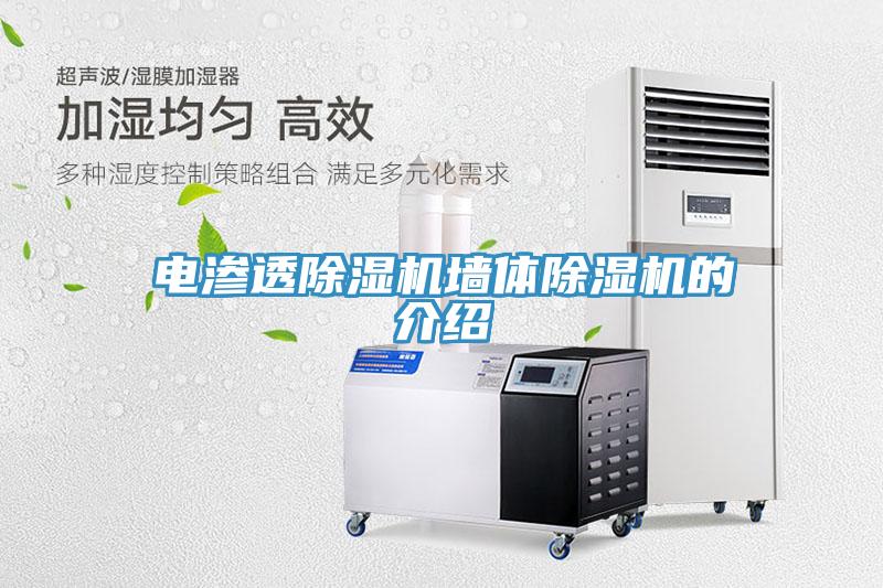 電滲透91看片网站牆體91看片网站的介紹