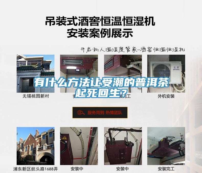 有什麽方法讓受潮的普洱茶起死回生？