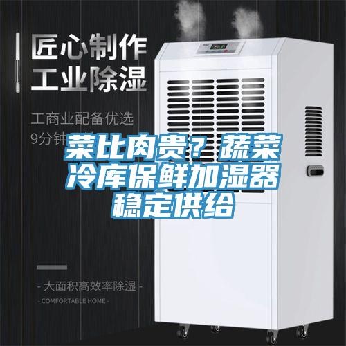 菜比肉貴？蔬菜冷庫保鮮加濕器穩定供給