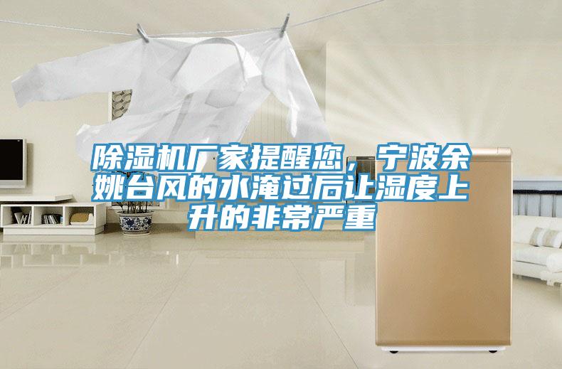 91看片网站廠家提醒您，寧波餘姚台風的水淹過後讓濕度上升的非常嚴重