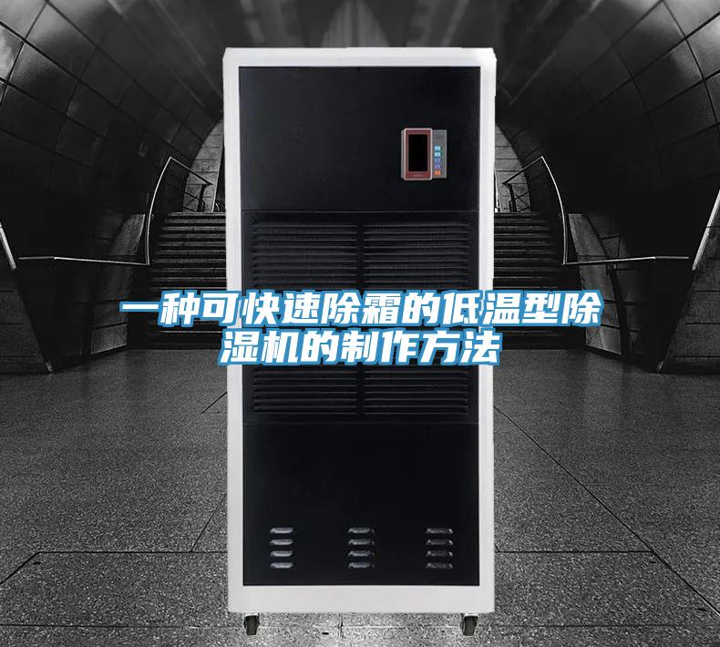 一種可快速除霜的低溫型91看片网站的製作方法