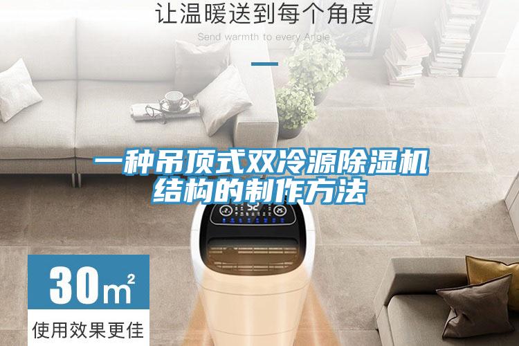 一種吊頂式雙冷源91看片网站結構的製作方法
