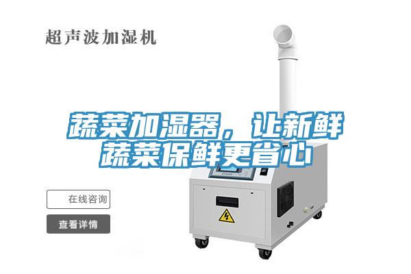 蔬菜加濕器，讓新鮮蔬菜保鮮更省心