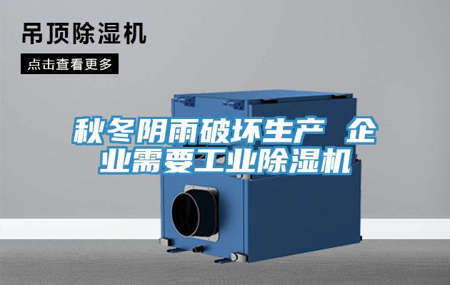 秋冬陰雨破壞生產 企業需要工業91看片网站
