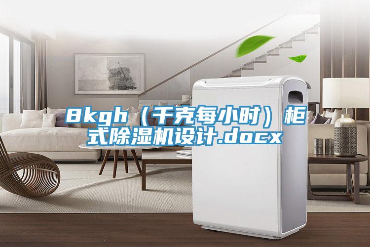 8kgh（千克每小時）櫃式91看片网站設計.docx