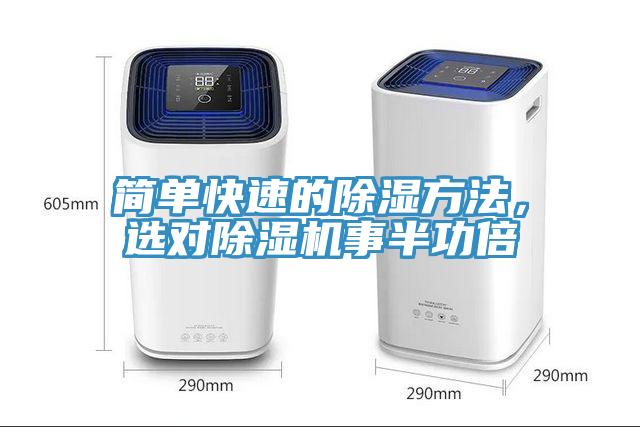 簡單快速的除濕方法，選對91看片网站事半功倍