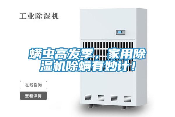 蟎蟲高發季，家用91看片网站除蟎有妙計！