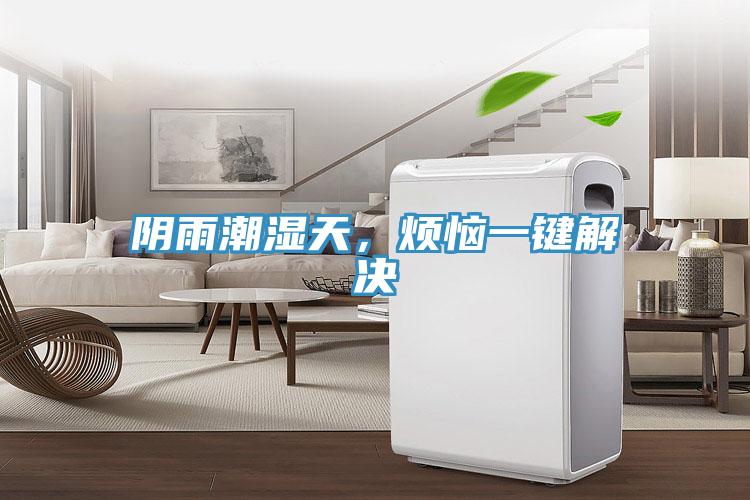 陰雨潮濕天，煩惱一鍵解決