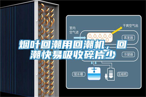 煙葉回潮用回潮機，回潮快易吸收碎片少