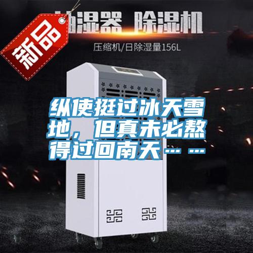縱使挺過冰天雪地，但真未必熬得過回南天……