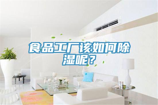 食品工廠該如何除濕呢？