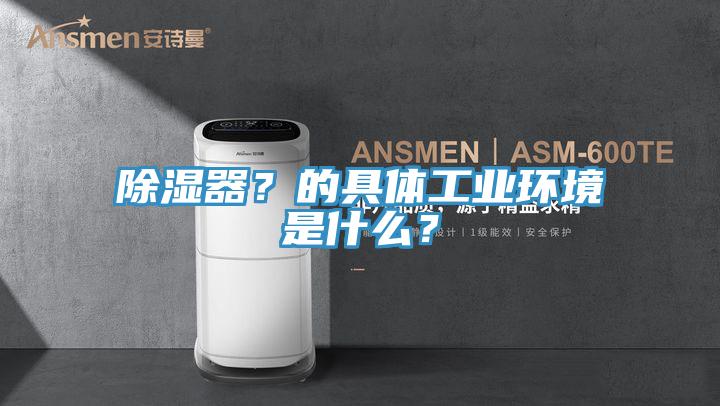 除濕器？的具體工業環境是什麽？