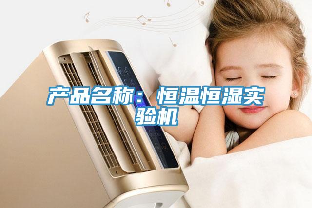產品名稱：恒溫恒濕實驗機