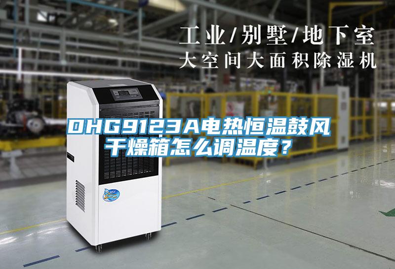 DHG9123A電熱恒溫鼓風幹燥箱怎麽調溫度？