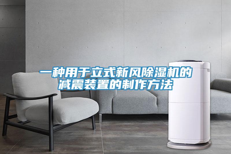 一種用於立式新風91看片网站的減震裝置的製作方法