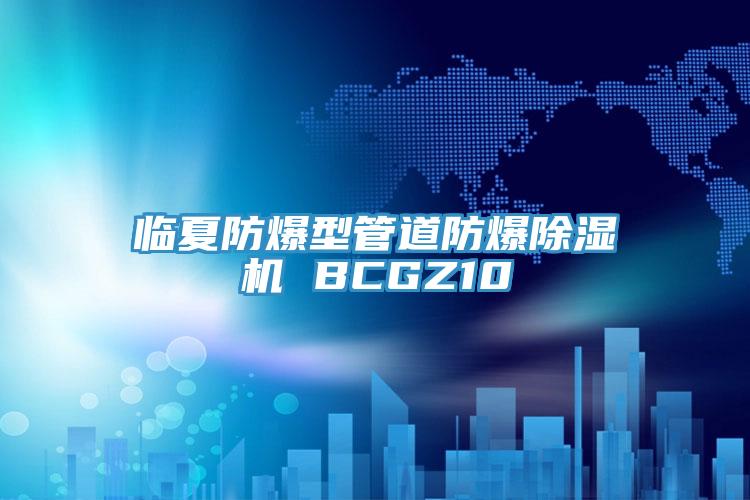 臨夏防爆型管道防爆91看片网站 BCGZ10