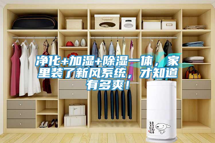 淨化+加濕+除濕一體，家裏裝了新風係統，才知道有多爽！