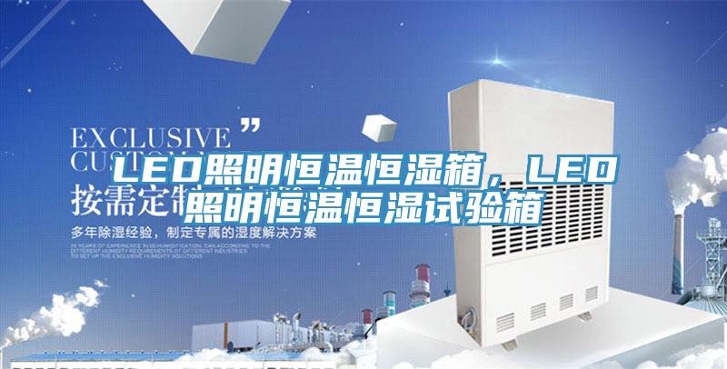 LED照明恒溫恒濕箱，LED照明恒溫恒濕試驗箱