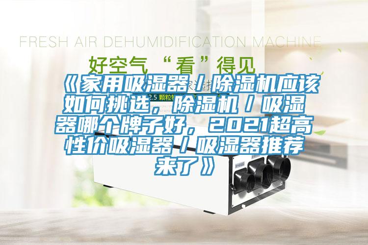 《家用吸濕器／91看片网站應該如何挑選，91看片网站／吸濕器哪個牌子好，2021超高性價吸濕器／吸濕器推薦來了》