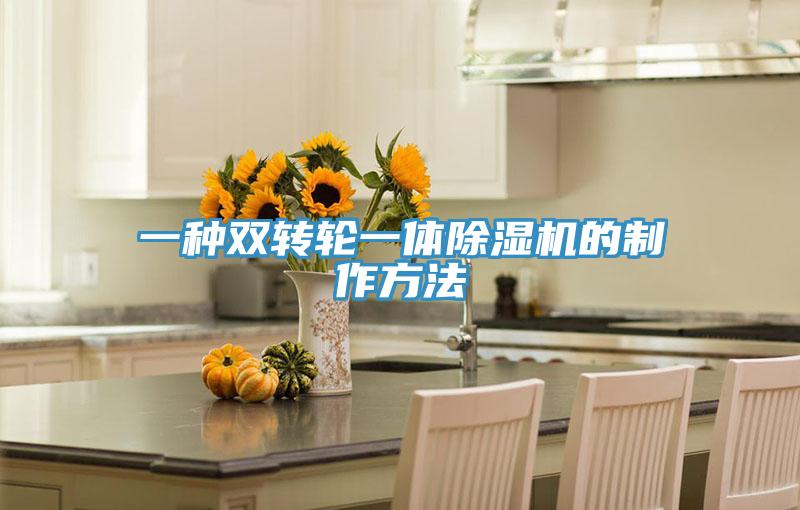 一種雙轉輪一體91看片网站的製作方法