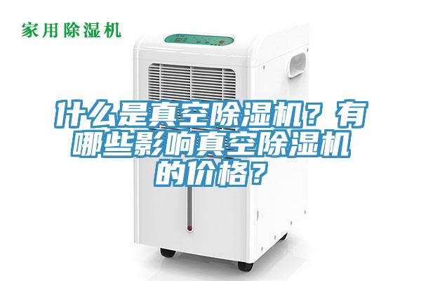 什麽是真空91看片网站？有哪些影響真空91看片网站的價格？