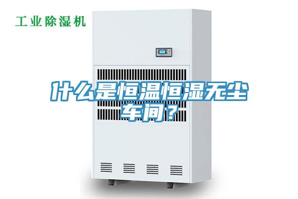 什麽是恒溫恒濕無塵車間？